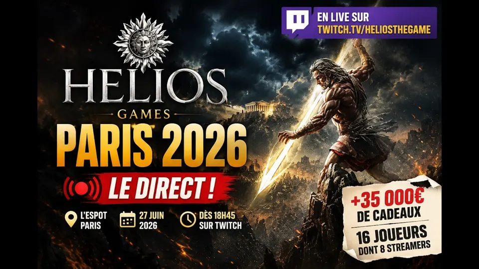 Miniature du replay YouTube « Hélios Games Paris 2026, le direct »